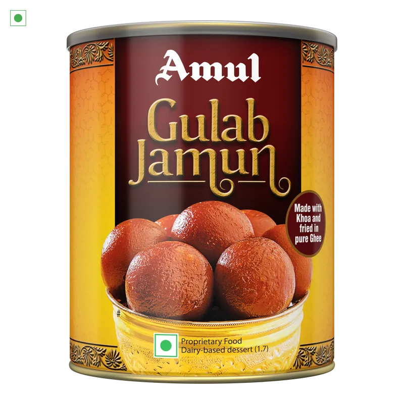 2x Amul Gulab Jamun, 1 kg | Pack of 2