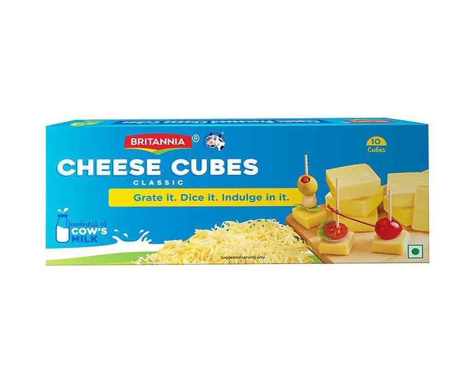 Britannia Cheese Cubes, 200 g (10 Cubes x 20 g Each)