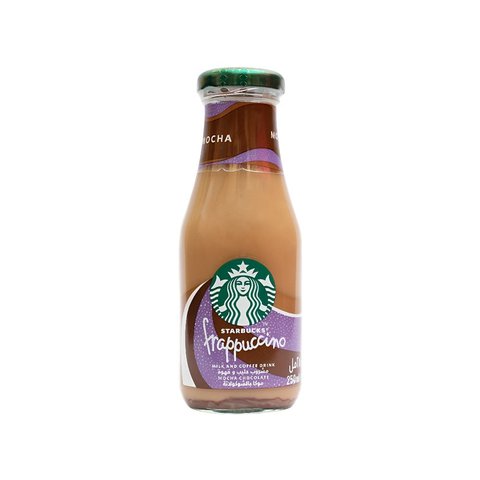 4x Starbucks Frappuccino Cold Coffee (Mocha Flavoured) - Pack of 4- 250ml each