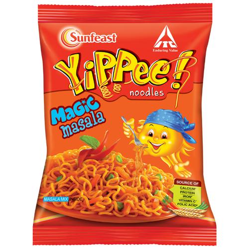 50x Sunfeast Yippee! Magic Masala Noodles - Pack of 50 (60 g each)