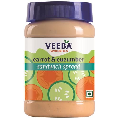 Veeba Sandwich Spread - Carrot & Cucumber, 250 g