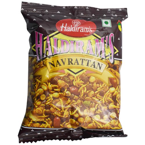 50x Haldiram Namkeen - Navrattan, (Del), Pack of 50 (42 g each)