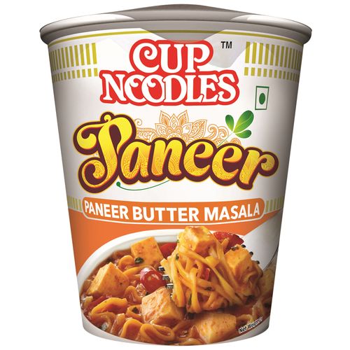 50x Nissin Cup Noodles Paneer Butter Masala - Pack of 50 (70g each)