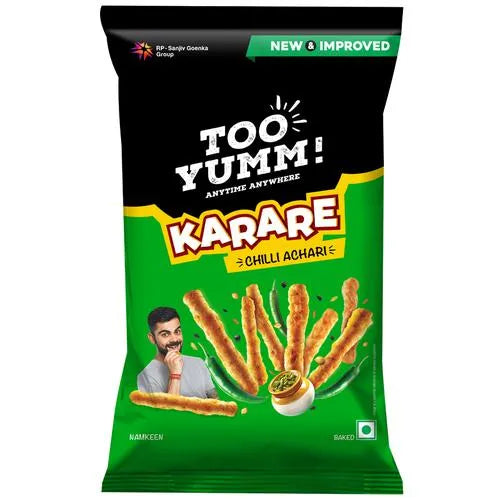 50x Too Yumm! Karare - Chilli Achari, Pack of 50 - 40 g each