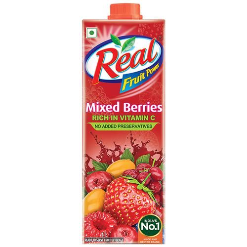 10x Real Fruit Power Juice - Mixed Berries, 1000ml each - Pack of 10