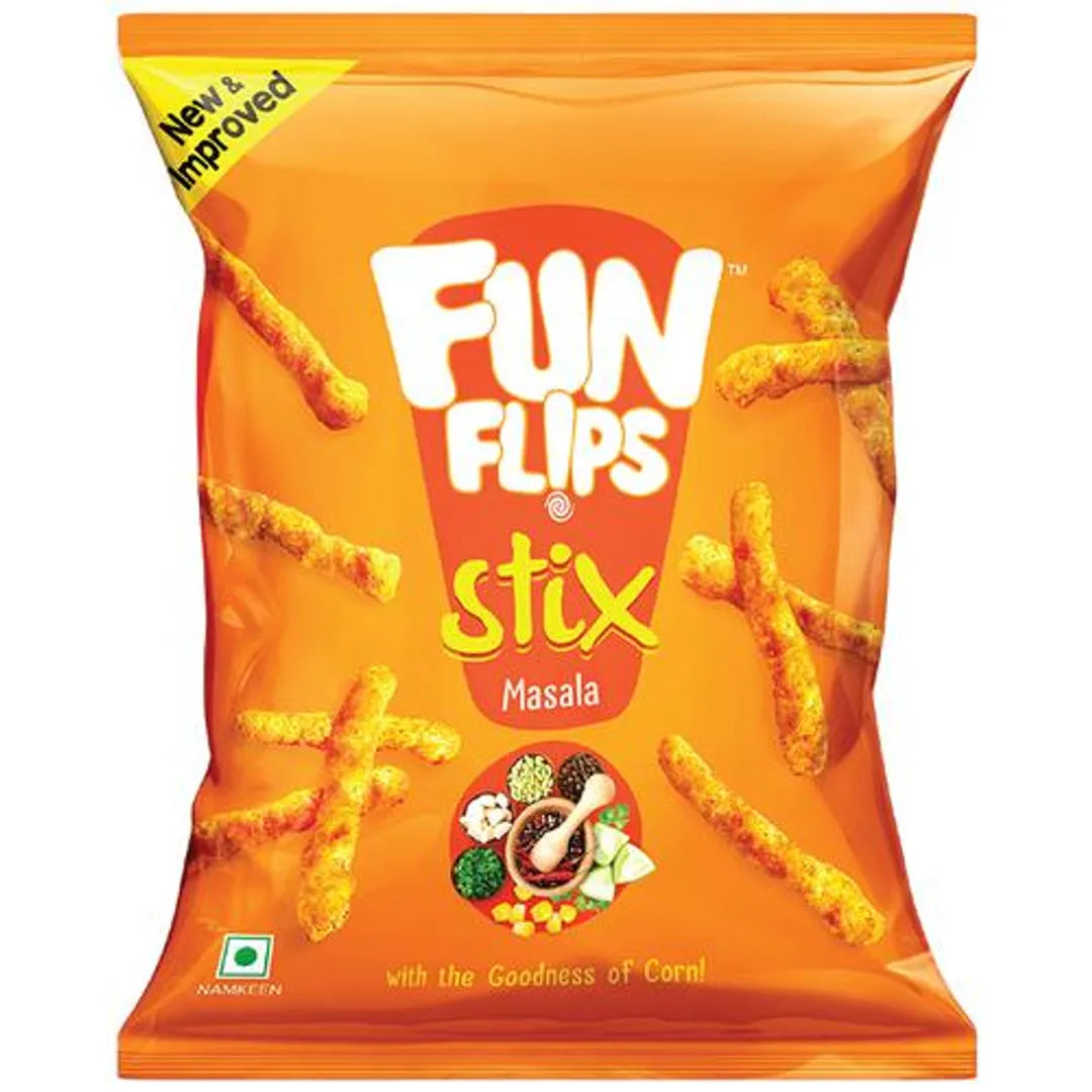 50x Fun Flips Stix - Masala, 42 g each (Pack of 50)