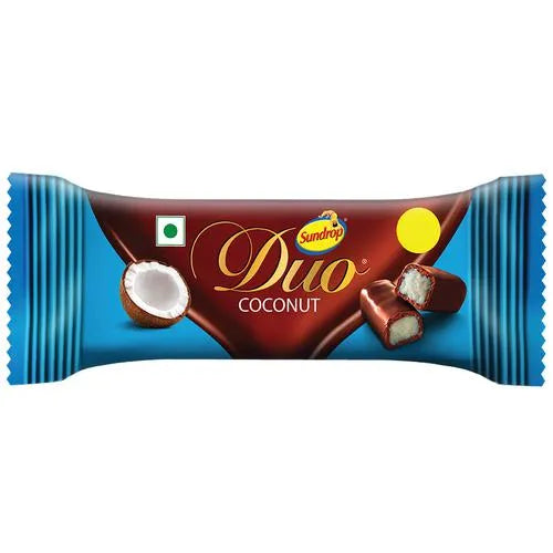 50x Sundrop Duo Coconut Praline Bar, Pack of 50 (23.5 g each)
