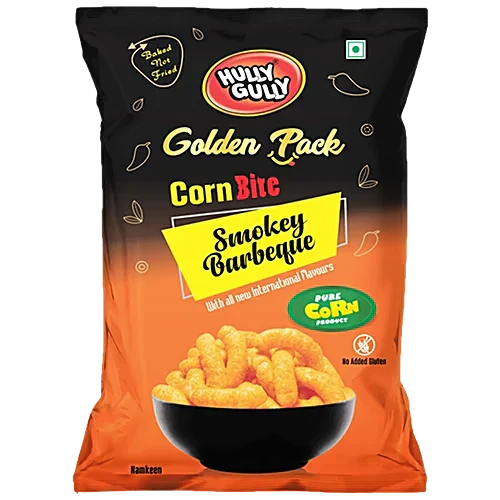 20x Hully Gully Corn Bite Smoky Bbq - Pack of 20 - 130G each