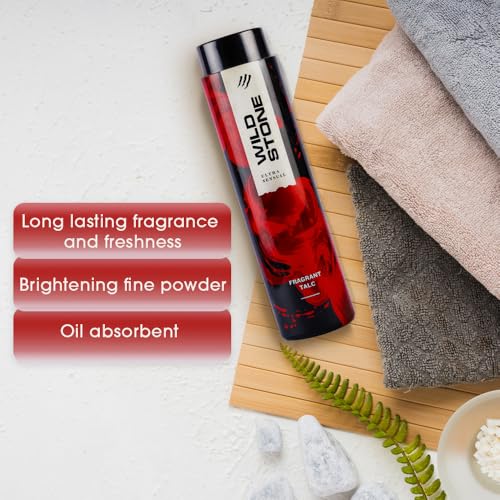 3x Wild Stone Ultra Sensual Talcum Powder for Men, 300 g each - Pack of 3