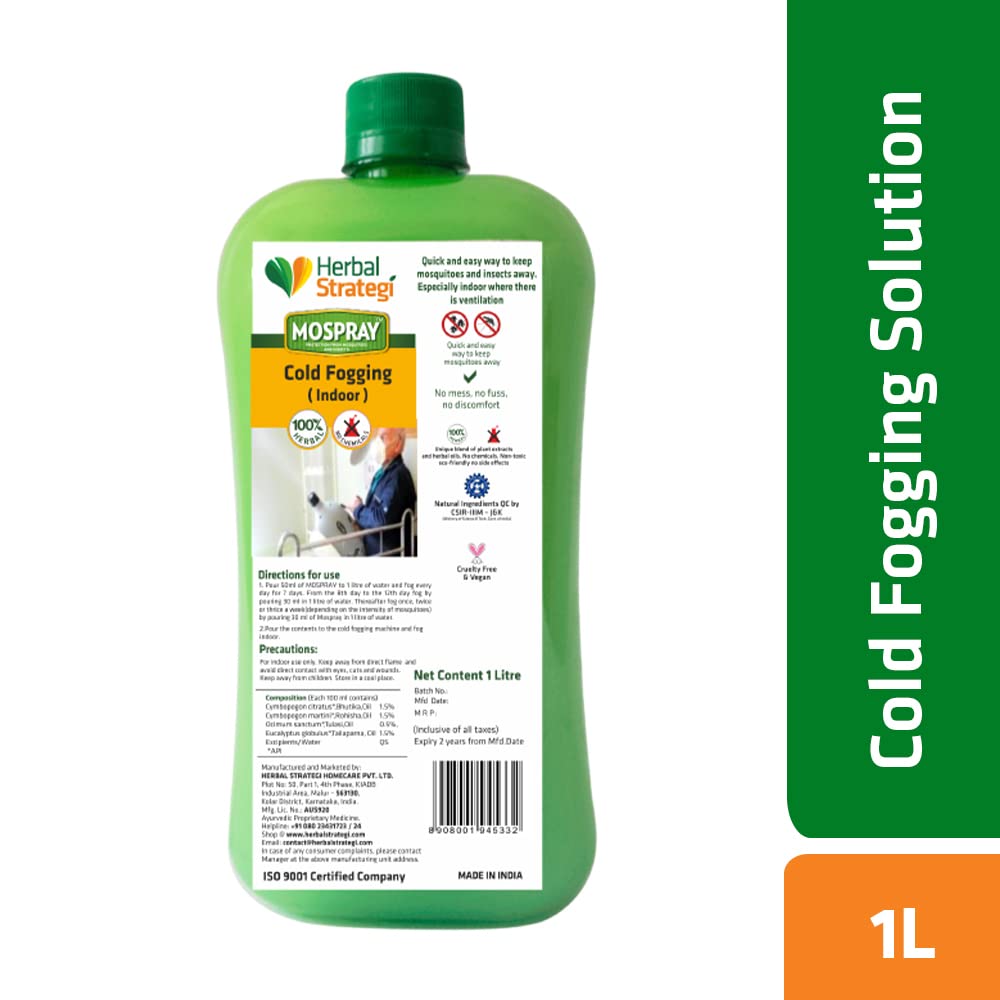 Herbal Strategi Mospray, Cold Fogging Solution, 1L