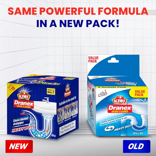 KIWI Dranex Drain Cleaner 50g*6N