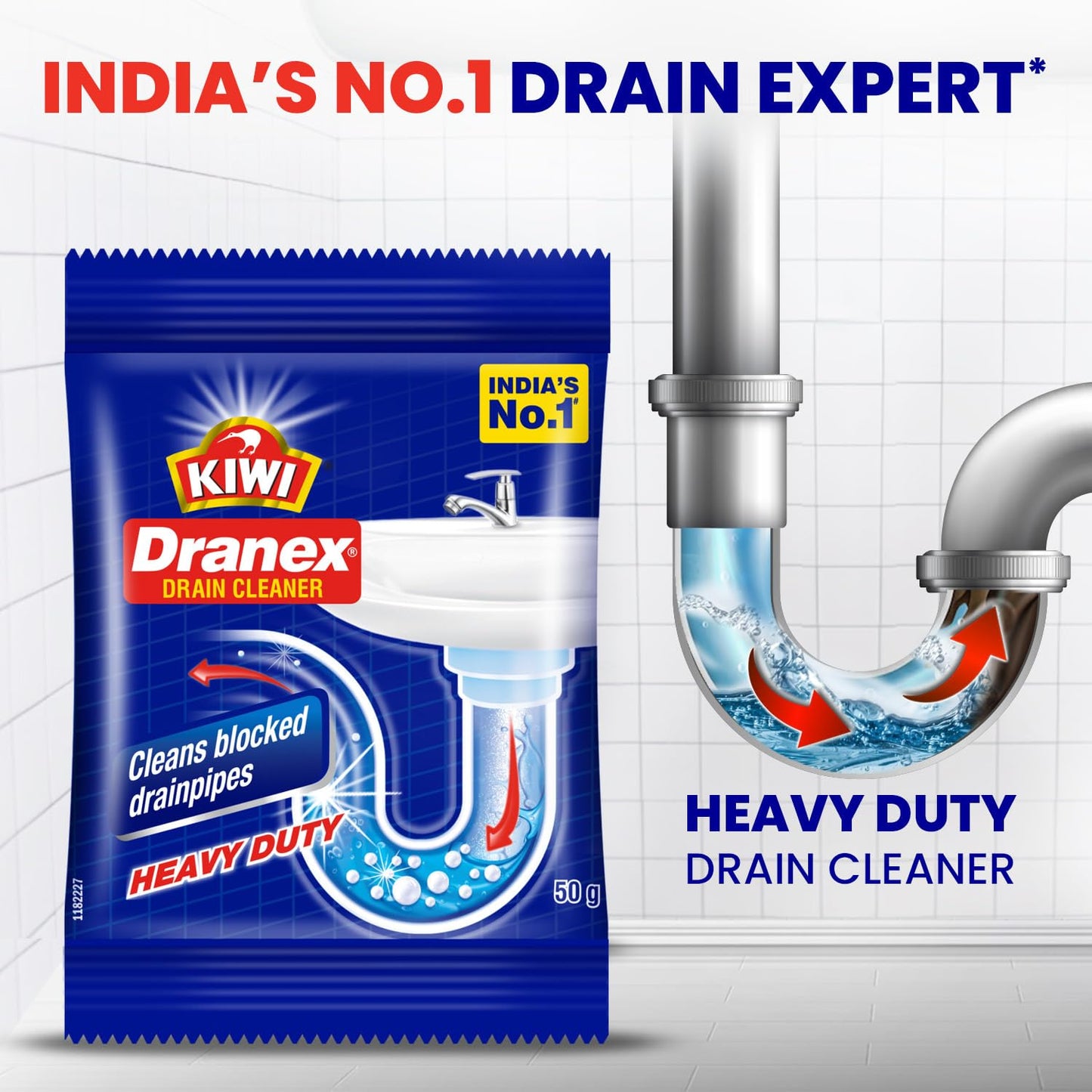 Kiwi Drain Cleaner - 50 g