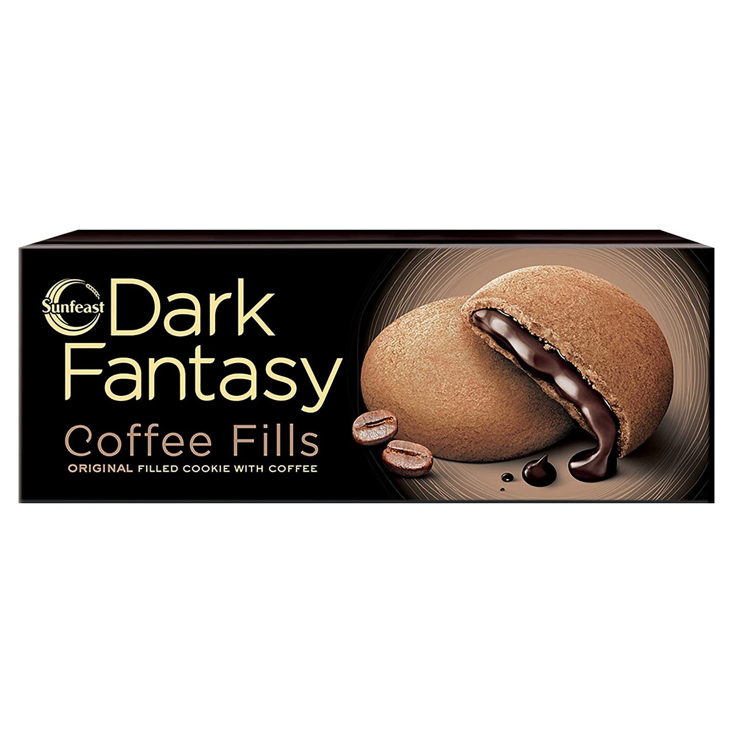 25x Sunfeast Dark Fantasy Coffee Fills, Pack of 25 (75 g each)