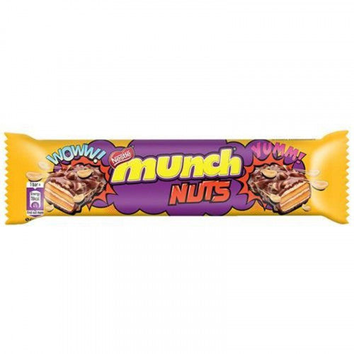 24x Nestle Munch Nuts Crunchy Peanut Bits, Pack of 24 (30g each)