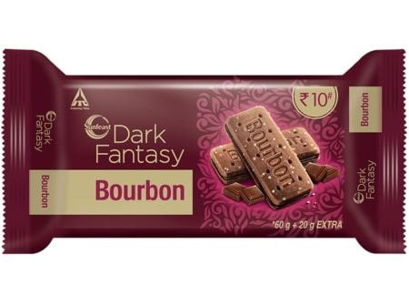 25x Sunfeast Dark Fantasy Bourbon, Pack of 25 (60G each)