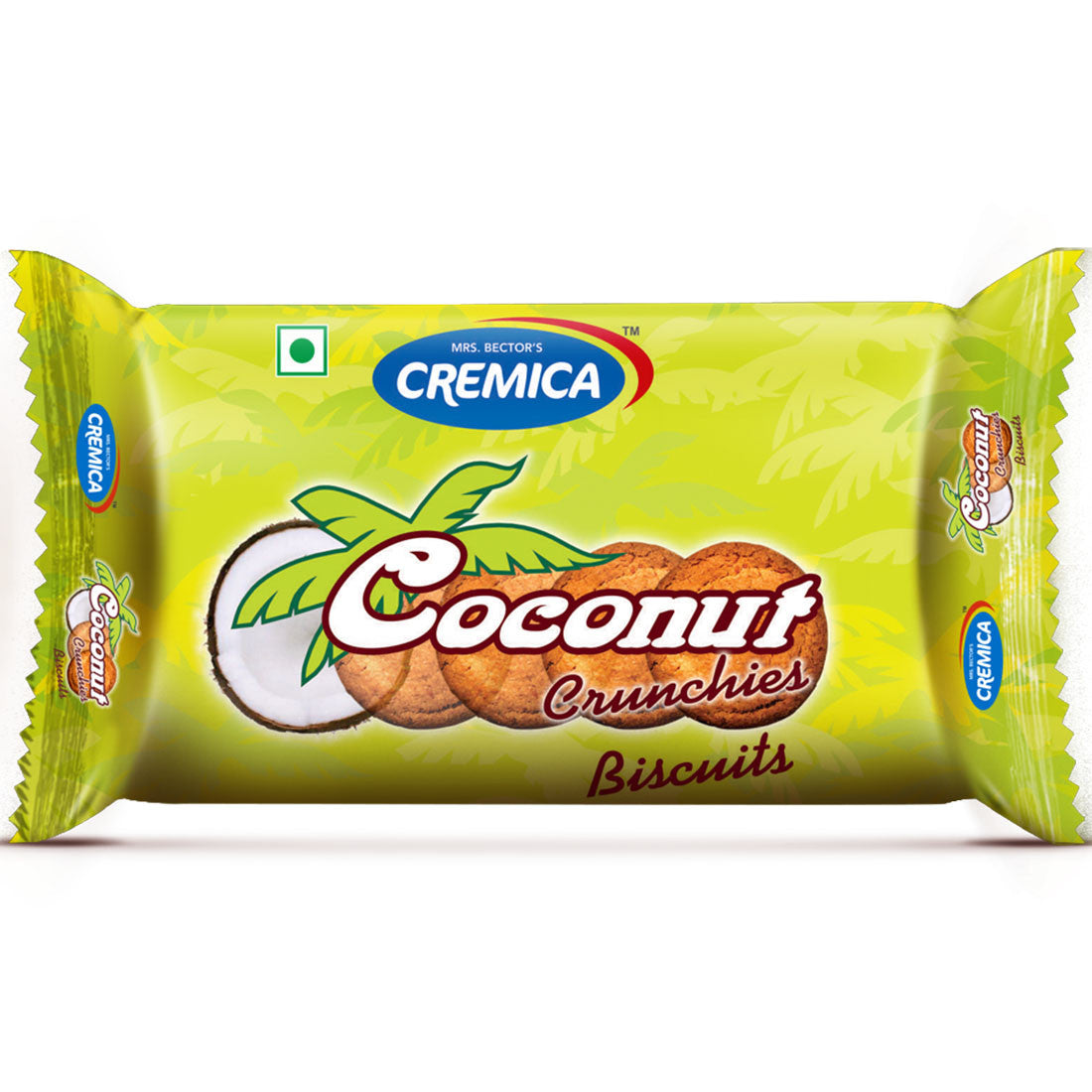 10x Cremica Coconut Crunchies Biscuits, 80GM each, Pack Of 10
