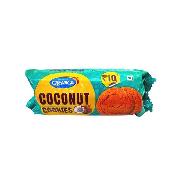 10x Cremica Coconut Cookies, 84gm each, Pack Of 10
