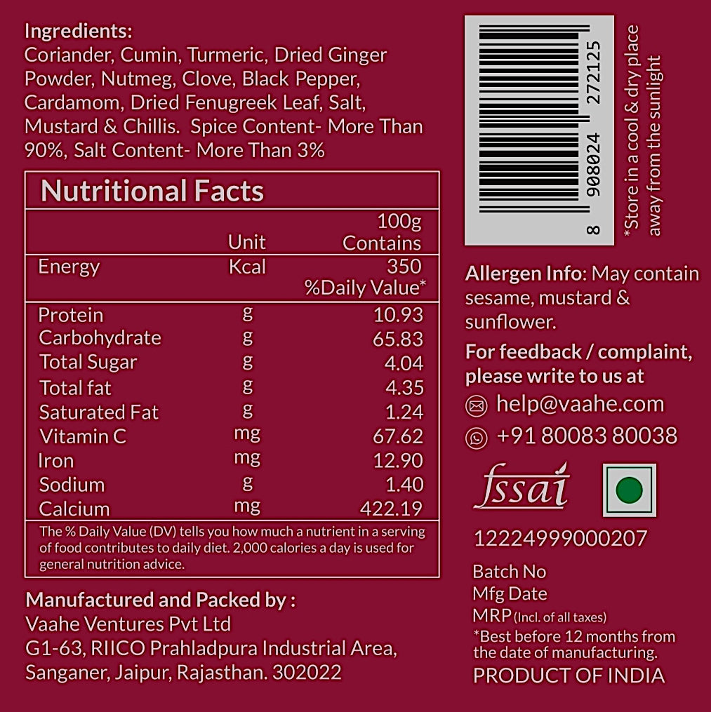Vaahe Hot Spice Mix
