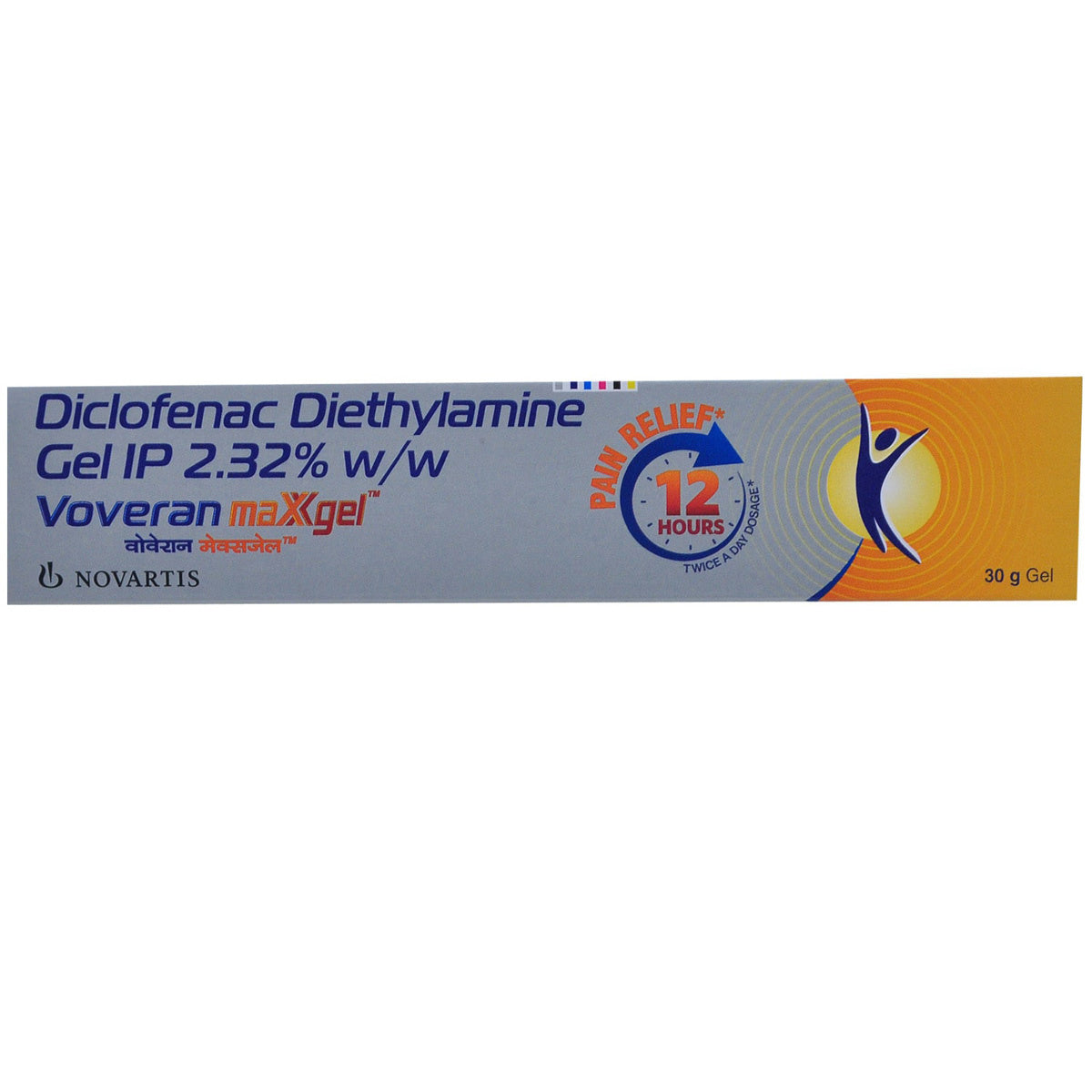 2x Diclofenac 2.32 %W/W Voveran Max Gel 30 gm - Pack of 2