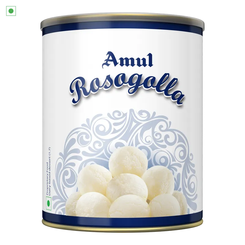 2x Amul Rosogolla, 1 kg | Pack of 2
