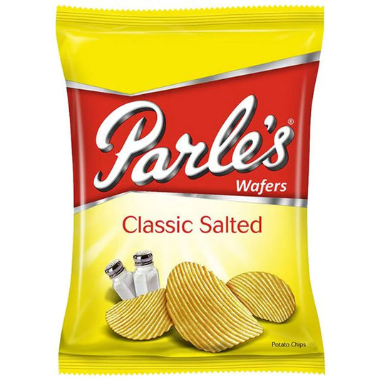 50x Parle Potato Chips - Classic Salted, Pack of 50 - 60 g each