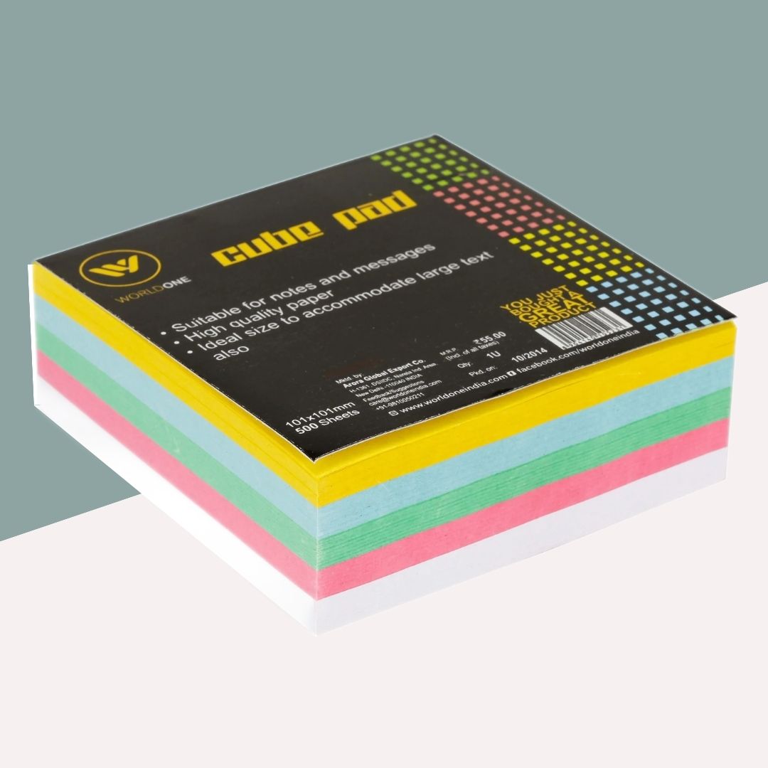 WorldOne Cube Pad - WPE1218 ( Pack of 1 )