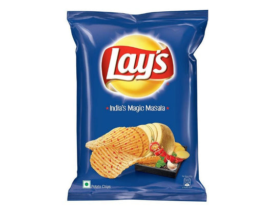 50x Lays Potato Chips - Indias Magic Masala, 28g each (Pack of 50)