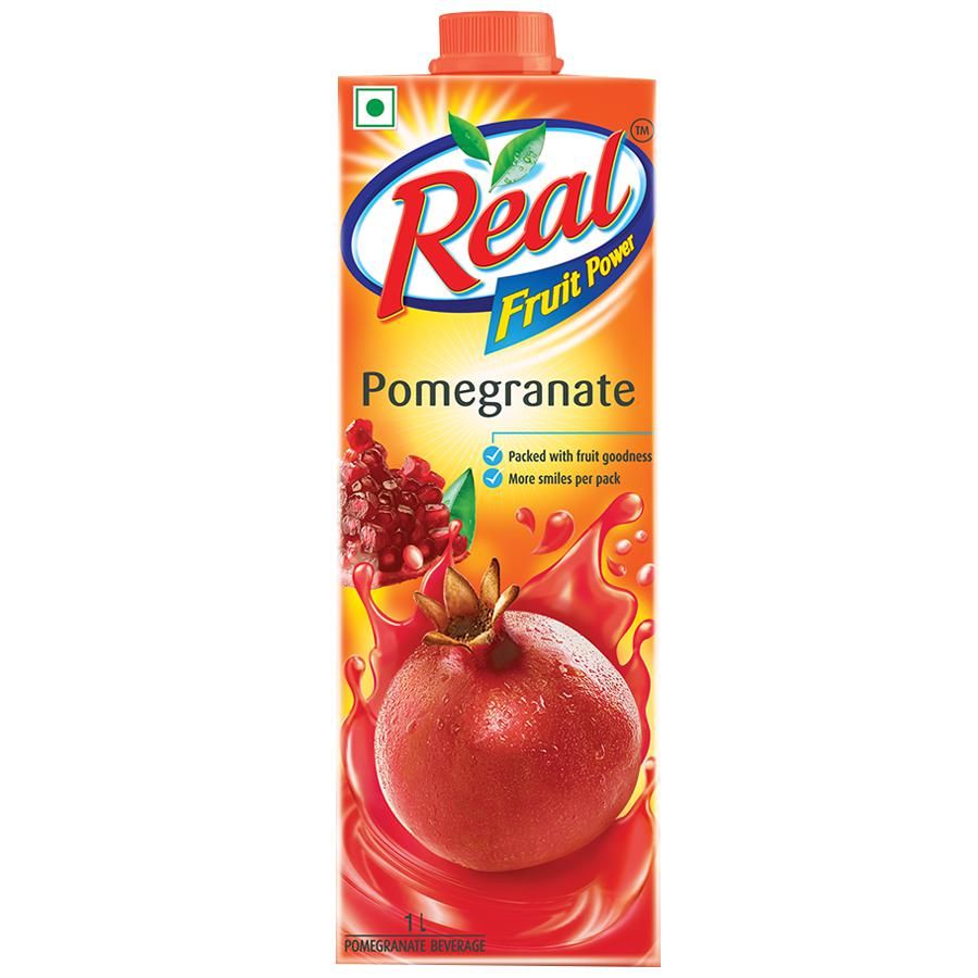 10x Real Fruit Power Juice - Pomegranate, 1000ml each - Pack of 10