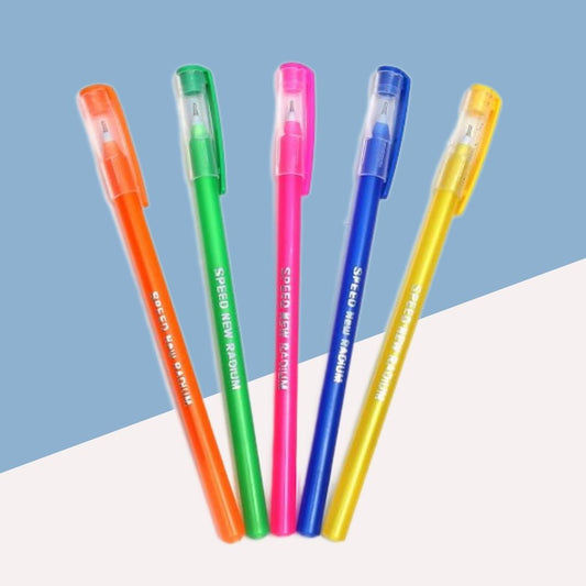 Use & Throw Ball Pen  – Blue ( Pack of 5 )