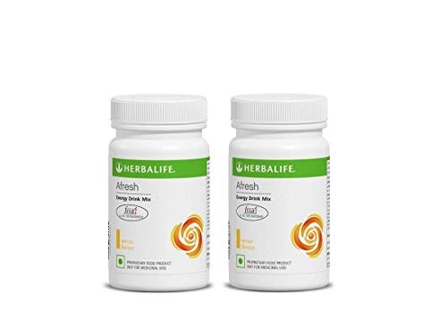 2x Herbalife Afresh Powder - 50 g (Lemon, Pack of 2)