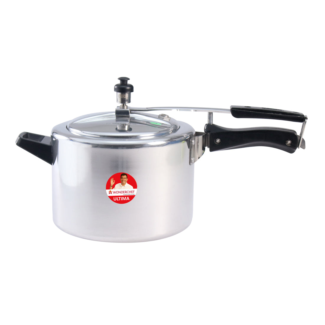 Ultima Induction Base 2L Aluminium Pressure Cooker With inner Lid
