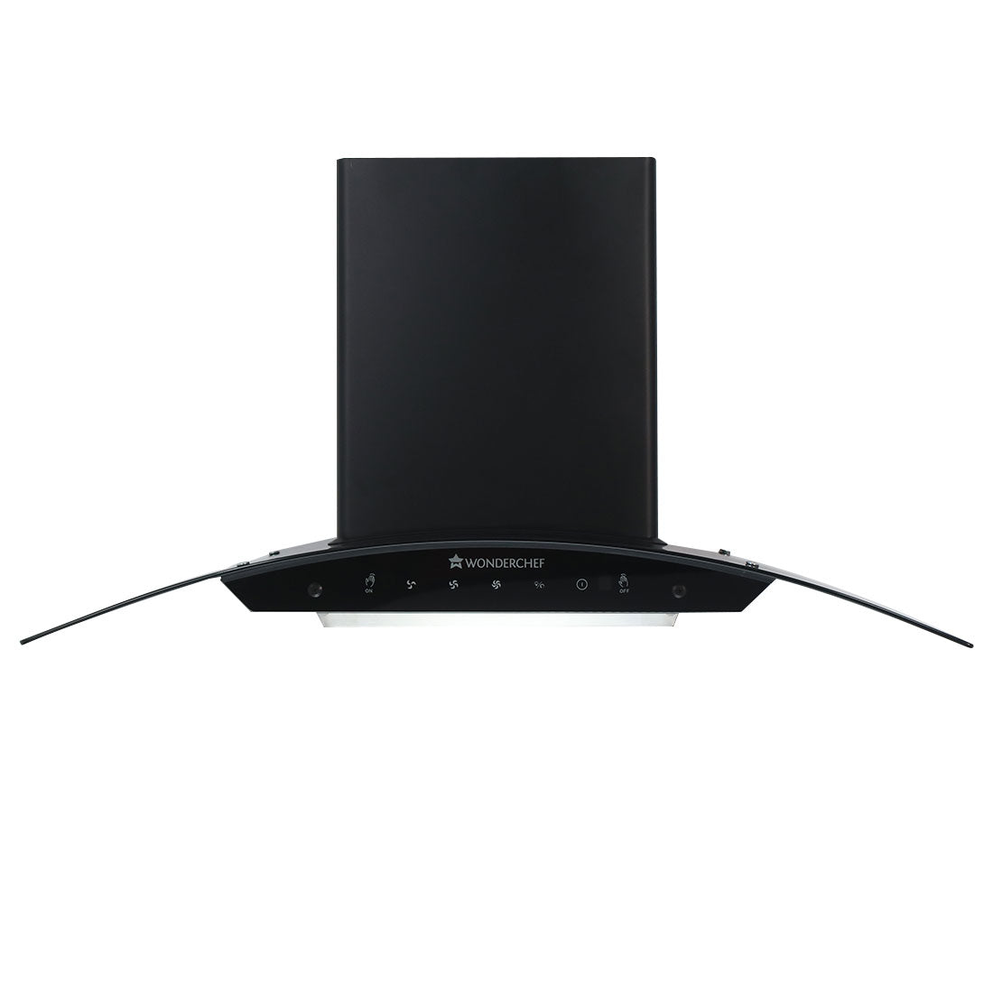 Ultima 90cm 1200 m3/hr Auto Clean Curved Glass Chimney | Baffle Filter | 1200M3/Hr powerful suction | Touch + 3 speed Motion Sensor control | Low Noise | 7 Year Warranty on Motor | 1 Year Comprehensive Warranty on Product | Black