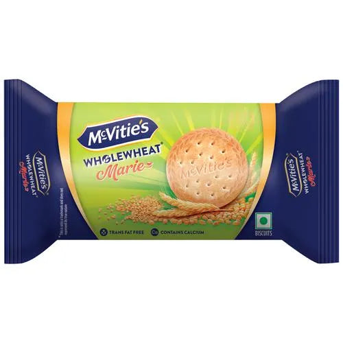 10x McVitie's Wholewheat Marie Biscuits With Goodness Of Calcium, 100 g each (Pack of 10)