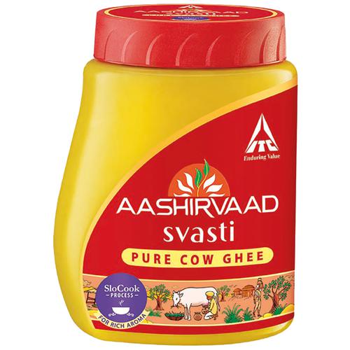 Aashirvaad Svasti Cow Ghee/Tuppa, 1 L Jar