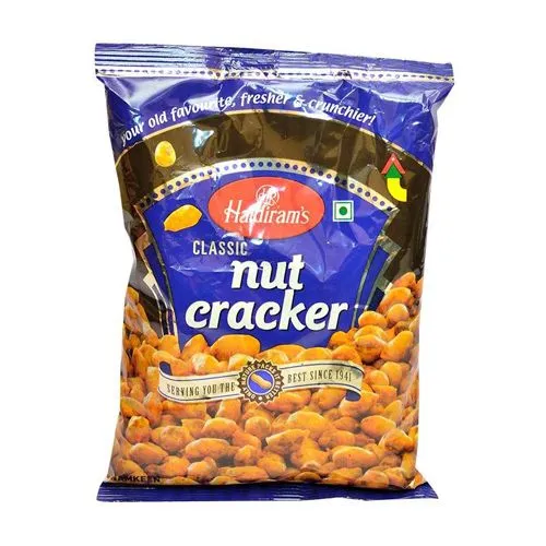 50x Haldirams Namkeen - Nut Cracker Del, Pack of 50 (42 g each)
