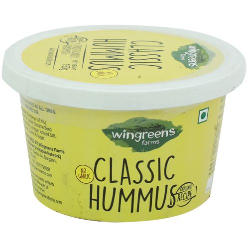Wingreens Farms Classic Hummus Dip & Spread, 150 g