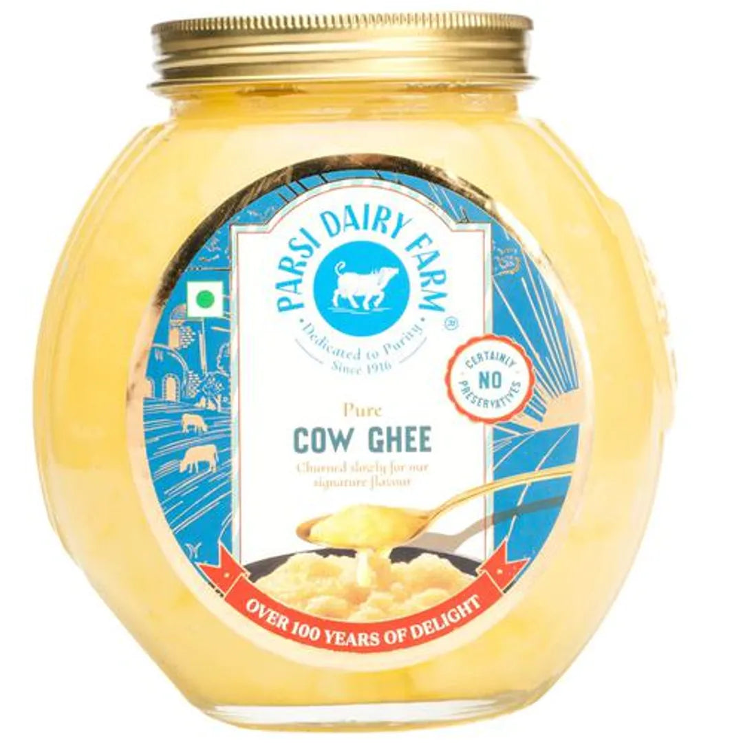 Parsi Dairy Farm 100% Natural Cow Ghee, 1 L Jar