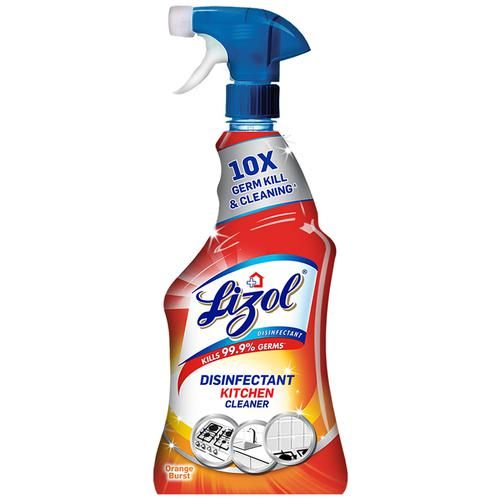 Lizol Kitchen Power Cleaner Liquid Spray, 450 ml