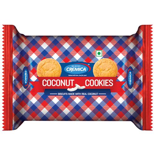 10x Cremica Cookies - Coconut, 200 g each, Pack Of 10