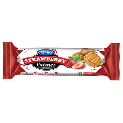 10x Cremica Cream Biscuit - Premium Strawberry, 150 g each, Pack Of 10