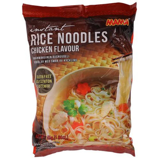 40x MAMA Instant Rice Noodle - Chicken Flavour, Gluten Free, 55 g - Pack of 40