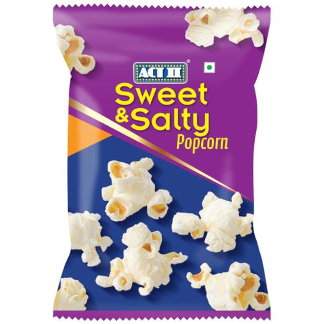 50x ACT II Ready To Eat Popcorn - Sweet & Salty, Crispy, Crunchy Snack, Pack of 50 - 45 g each