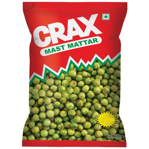 50x Crax Mast Mattar Namkeen, 30g each (Pack of 50)