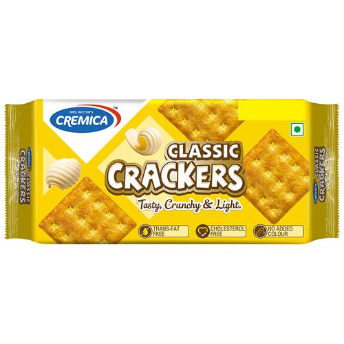 10x Cremica Classic Cracker - Tasty, Crunchy & Light Biscuits, 41 g each, Pack Of 10
