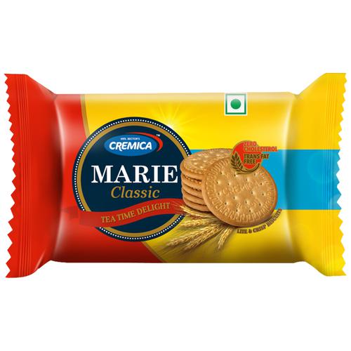 10x Cremica Marie Classic Tea Time Delight Biscuits - Lite & Crispy & No Preservatives, 78 g each, Pack Of 10