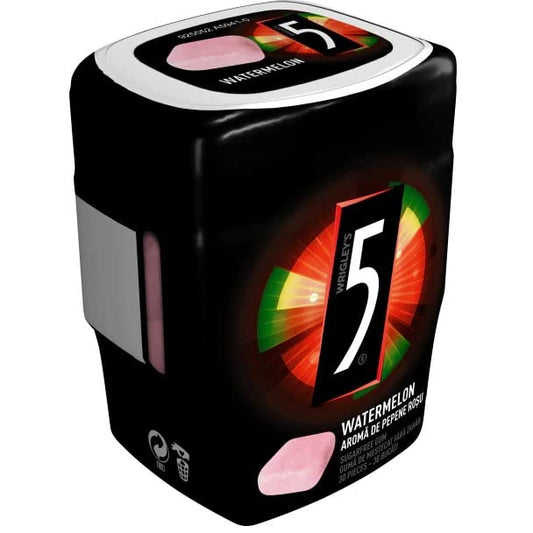 5 Gum Sugar Free Chweing Gum Watermelon Flavour 30 Stuck 61.8g