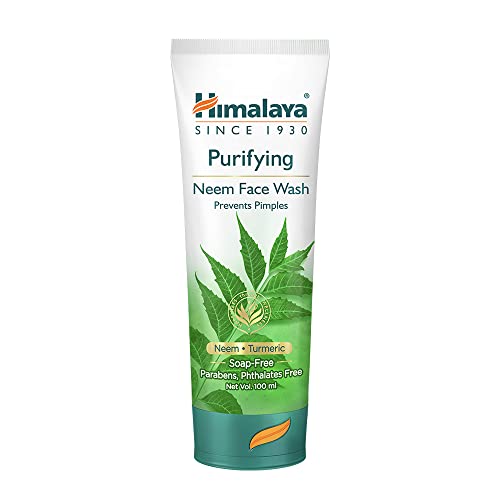 5x Himalaya Herbals Purifying Neem Face Wash, 100ml each - Pack of 5