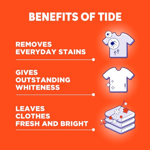 Tide Plus Detergent Washing Powder with Extra Power Lemon and Mint Pack - 500 g