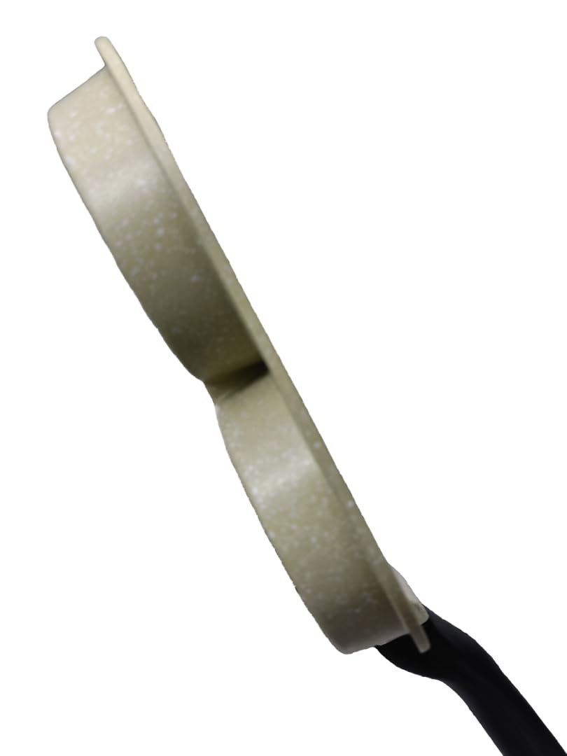 VDNSI 4 Hole Non Stick Egg Frying pan,Multi-Purpose Frying pan for Omelet uttapam,idli Burger Poached Egg Kitchen Breakfast(1pcs) (White)