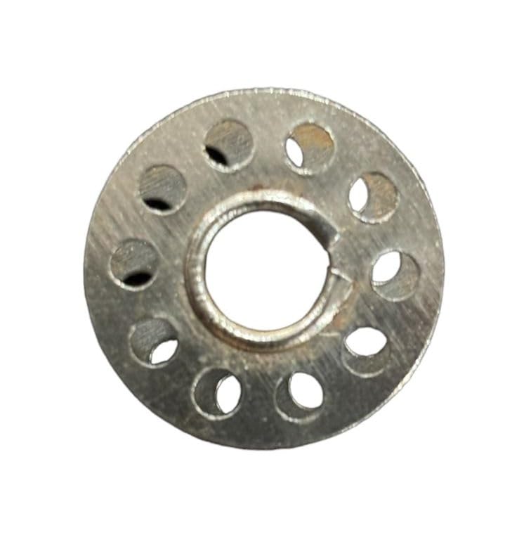 Zenith Metal Bobbins and Bobbin case Outer Compatible with All Domestic SV Sewing Machines houshold Half Shuttle Steel Finish